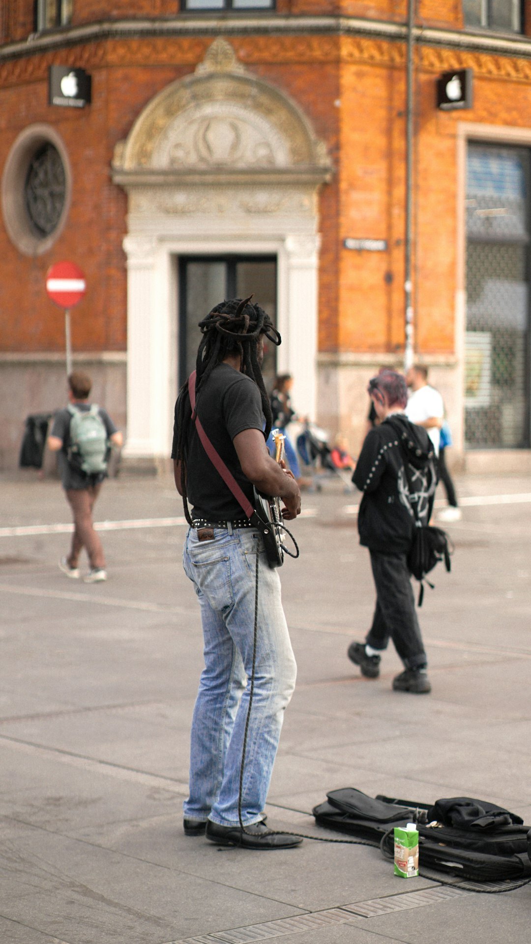 Portrait of a Danish male photojournalist with camera